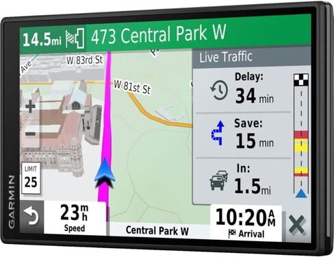 Garmin DriveSmart 65 & Traffic 6.95" Display GPS Navigator with 7" EVA Case Bundle in Saudi Arabia