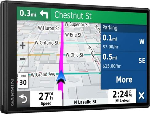 Garmin DriveSmart 65 & Traffic 6.95" Display GPS Navigator with 7" EVA Case Bundle in Saudi Arabia