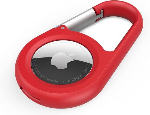 Belkin Apple AirTag Secure Holder with Carabiner - Durable Scratch Resistant Case & Apple AirTag Secure Holder with Key Ring - Durable Scratch Resistant Case with Open Face in Kuwait