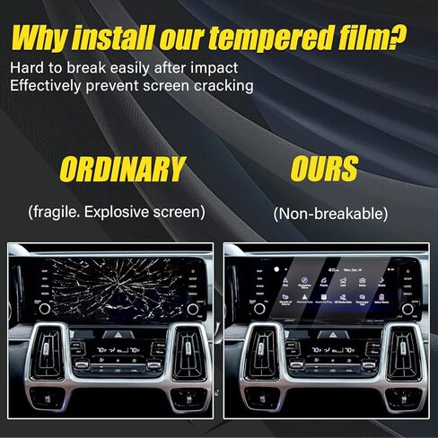 رقائق واقي للشاشة لعام 2019 2020 2021 2022 كورولا سيدان الرياضية هاتشباك 8In مضادة للخدش HD واضح نظام تحديد المواقع طبقة رقيقة واقية تعمل باللمس in Kuwait