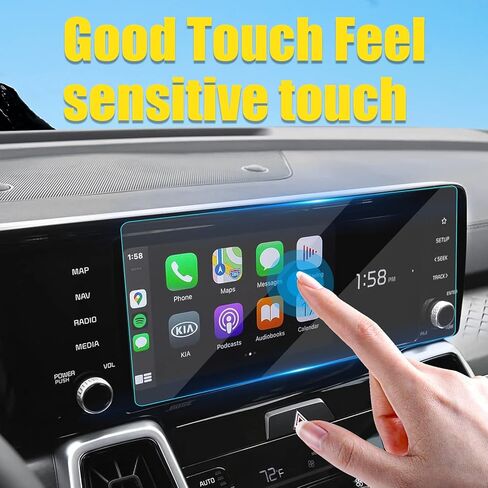 رقائق واقي للشاشة لعام 2019 2020 2021 2022 كورولا سيدان الرياضية هاتشباك 8In مضادة للخدش HD واضح نظام تحديد المواقع طبقة رقيقة واقية تعمل باللمس in Kuwait