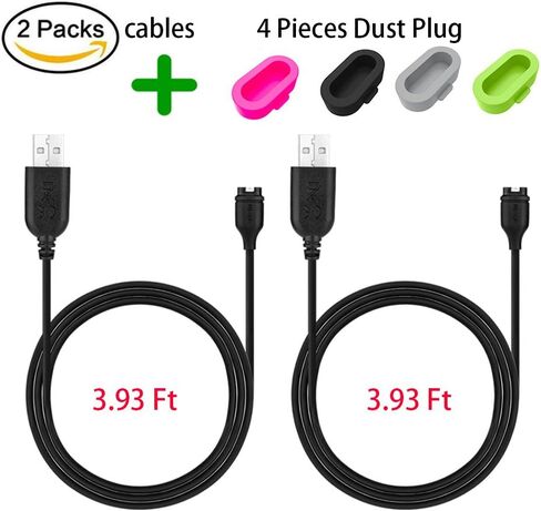 Charger Cable Compatible with Garmin Watch - 3.93ft Length (2Pack) in Kuwait