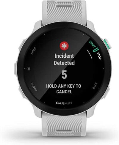 Garmin Forerunner 55, GPS Running Watch with Daily Suggested Workouts, Up to 2 Weeks of Battery Life, Black - 010-02562-00 | Daily Suggested Workouts, Up to 2 Weeks of Life in Kuwait