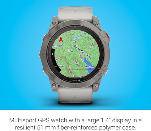 Garmin fēnix 7X Pro Solar، ساعة ذكية متعددة الرياضات بنظام تحديد المواقع العالمي (GPS)، مصباح يدوي مدمج، إمكانية الشحن بالطاقة الشمسية، أسود | مصباح يدوي مدمج، إمكانية الشحن بالطاقة الشمسية in Kuwait
