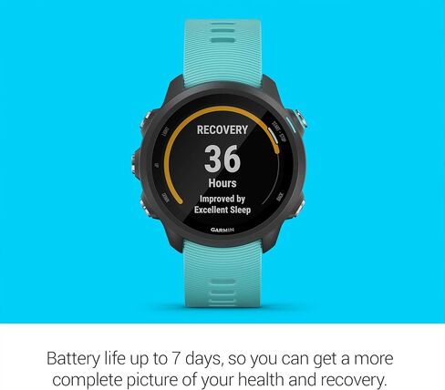 Garmin 010-02120-20 Forerunner 245 Music, GPS Running Smartwatch with Music and Advanced Dynamics, Black in Kuwait