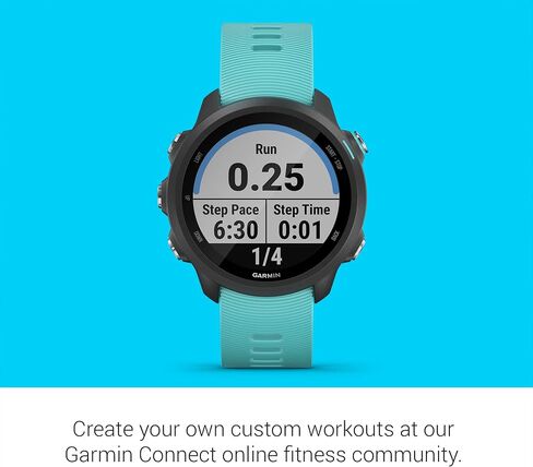 Garmin 010-02120-20 Forerunner 245 Music, GPS Running Smartwatch with Music and Advanced Dynamics, Black in Kuwait