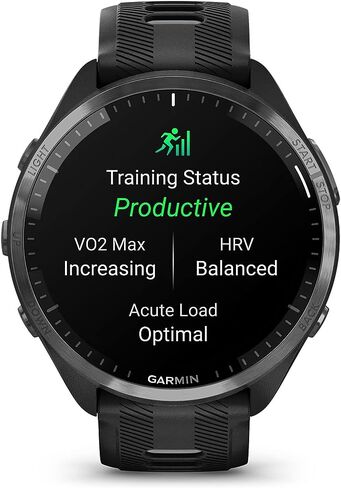 Garmin Forerunner® 965 Running Smartwatch, Colorful AMOLED Display, Training Metrics and Recovery Insights, Amp Yellow and Black in Saudi Arabia