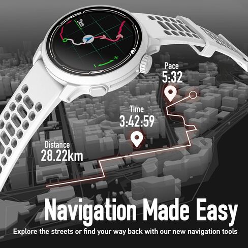 ساعة COROS PACE 2 الرياضية GPS مراقب معدل ضربات القلب، عمر بطارية طويل 20 يومًا، مقياس الضغط الجوي، خفيف الوزن، سترافا، خطة التدريب، الملاحة، مسار النوم، السباحة، الدراجة، الجري، القوة، جهاز المشي (نايلون بحري) in Kuwait