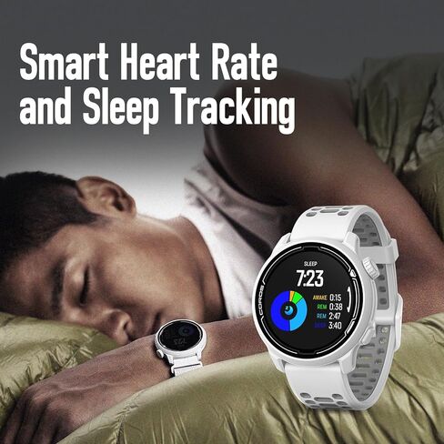 ساعة COROS PACE 2 الرياضية GPS مراقب معدل ضربات القلب، عمر بطارية طويل 20 يومًا، مقياس الضغط الجوي، خفيف الوزن، سترافا، خطة التدريب، الملاحة، مسار النوم، السباحة، الدراجة، الجري، القوة، جهاز المشي (نايلون بحري) in Kuwait