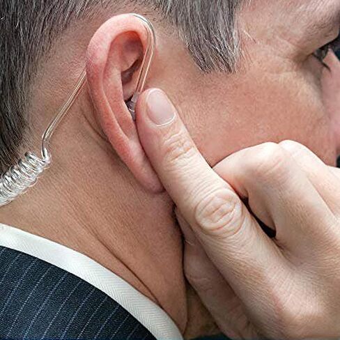 10-Pack Replacement Acoustic Coil Tube Walkie Talkie Earpieces for Baofeng Motorola Kenwood Retevis Midland Two Way Radios Headset Secret Spy Game Earpiece in Kuwait