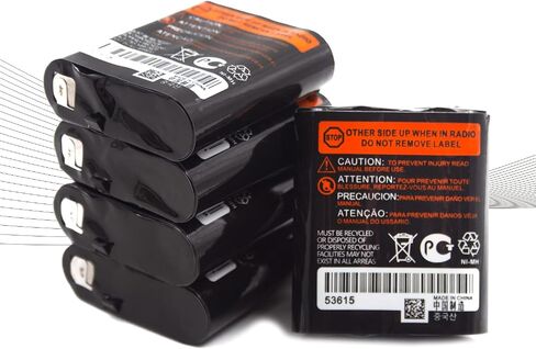 elxjar (5-Pack) 3.6V 1000mAh Rechargeable Batteries for Motorola 53615 m53615 KEBT-071A KEBT-071-B KEBT-071-C KEBT-071-D Talkabout 5950 T4800 T4900 T5000 T5800 T9500R Two-Way Radio in Saudi Arabia