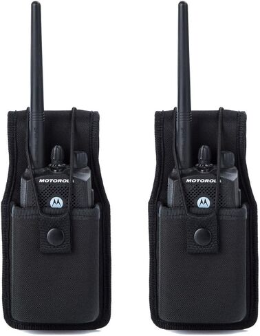 LUITON Universal Radio Case Two Way Radio Holder Universal Pouch for Walkie Talkies Nylon Holster Accessories for MOTOROLA MT500, MT1000, MTS2000 and Similar Models (1 PACK) in Kuwait