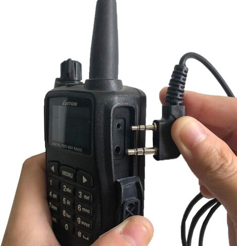 Walkie Talkie Earpiece with Mic for BaoFeng Radio Retevis Headset for Baofeng UV-5R BF-888S Arcshell Retevis H-777 RT21 RT22 Kenwood 2 Way Radio by LUITON (10 Pack) in Saudi Arabia