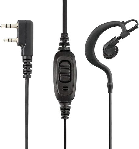 Walkie Talkie Earpiece with Mic for BaoFeng Radio Retevis Headset for Baofeng UV-5R BF-888S Arcshell Retevis H-777 RT21 RT22 Kenwood 2 Way Radio by LUITON (10 Pack) in Saudi Arabia