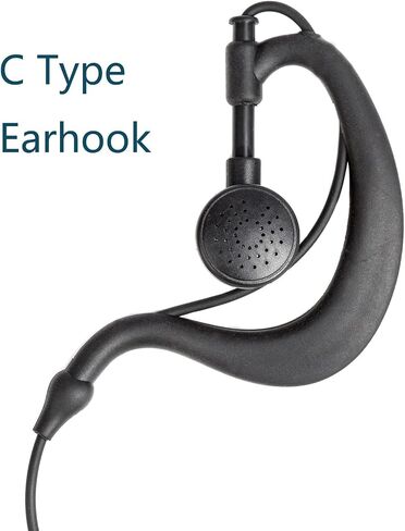 Walkie Talkie Earpiece with Mic for BaoFeng Radio Retevis Headset for Baofeng UV-5R BF-888S Arcshell Retevis H-777 RT21 RT22 Kenwood 2 Way Radio by LUITON (10 Pack) in Saudi Arabia