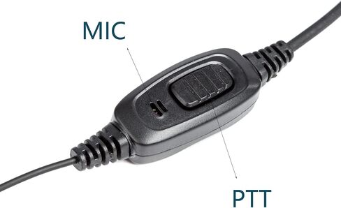 Walkie Talkie Earpiece with Mic for BaoFeng Radio Retevis Headset for Baofeng UV-5R BF-888S Arcshell Retevis H-777 RT21 RT22 Kenwood 2 Way Radio by LUITON (10 Pack) in Saudi Arabia