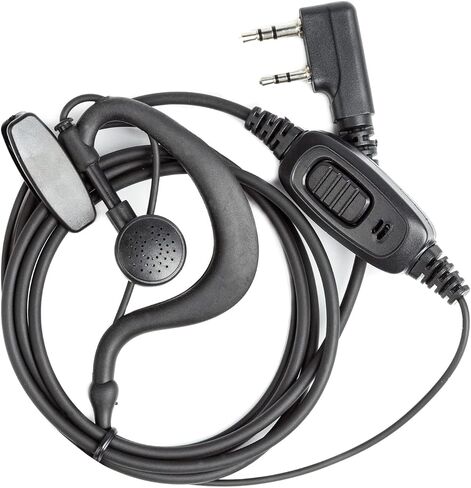 Walkie Talkie Earpiece with Mic for BaoFeng Radio Retevis Headset for Baofeng UV-5R BF-888S Arcshell Retevis H-777 RT21 RT22 Kenwood 2 Way Radio by LUITON (10 Pack) in Saudi Arabia
