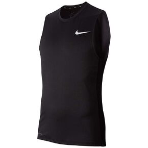 Nike Top Sleeveless Slim Black/White in Saudi Arabia