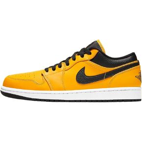 Jordan Mens Air Jordan 1 Low 553558 700 University Gold/Black - Size 9 in Saudi Arabia