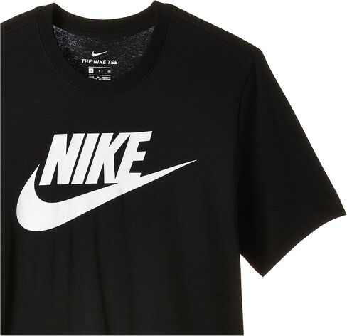 تي شيرت Nike Sportswear للرجال AR5004 (أسود/أبيض، صغير) in Kuwait