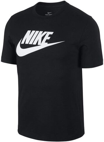 تي شيرت Nike Sportswear للرجال AR5004 (أسود/أبيض، صغير) in Kuwait