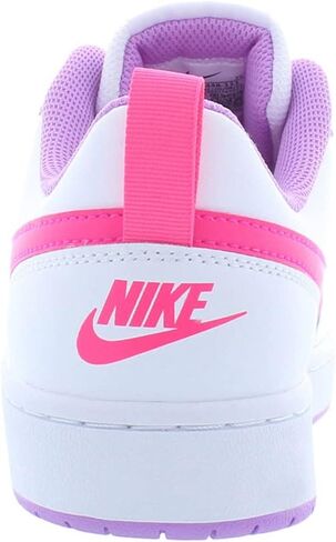 Nike Court Borough Low 2 Girls Shoes Size 6.5, Color: White/Pink in Saudi Arabia