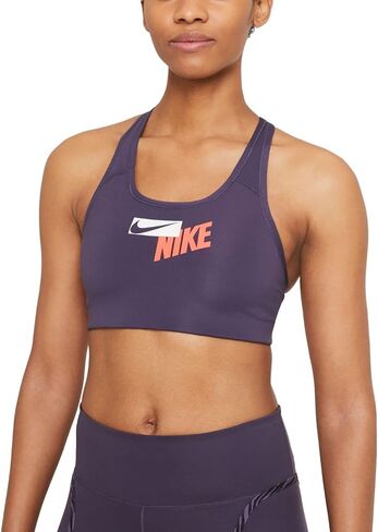 Nike Women's Logo Racerback Medium Impact Sports Bra in Saudi Arabia