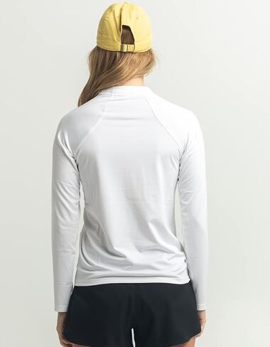 Nike Swim Women's Essential Long Sleeve Hydro Rash Guard Black, باتل بلو, XS in Kuwait