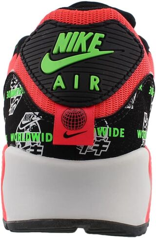 Nike Air Max 90 Se Unisex Shoes Size 7.5, Color: Black/White/Green Stirke in Saudi Arabia