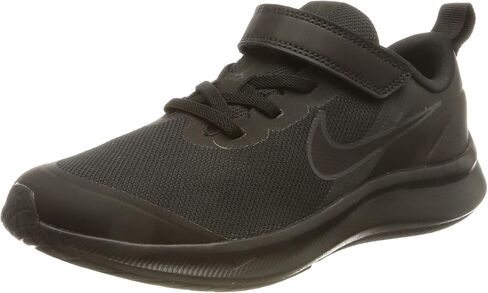 Nike Unisex-Child Star Runner 3 Pre School Running Shoe (Black/Black, Numeric_12) in Saudi Arabia