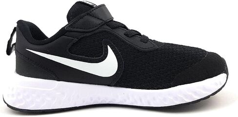 حذاء الجري Nike Revolution 5 (Psv) للأطفال من الجنسين, أسود وأبيض, 28 EU in Kuwait