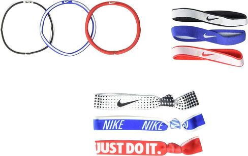 Nike Mix Ponytail Holder 9 Pack in Saudi Arabia