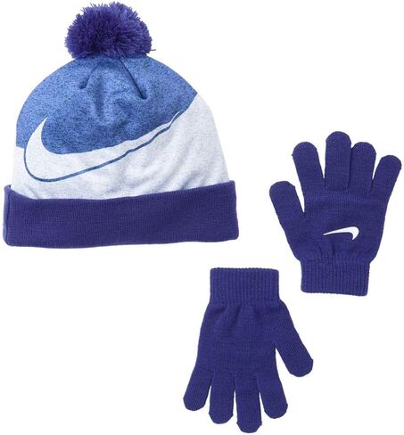 طقم قبعة وقفازات نايكي للبنات (مقاس واحد شبابي) in Kuwait