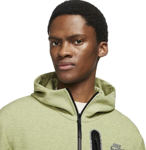 سترة بغطاء رأس بسحاب كامل للرجال من Nike Sportswear Tech Fleece in Saudi Arabia