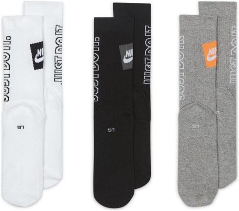 جوارب Nike Everyday Essential Crew للأولاد مكونة من 3 قطع in Kuwait