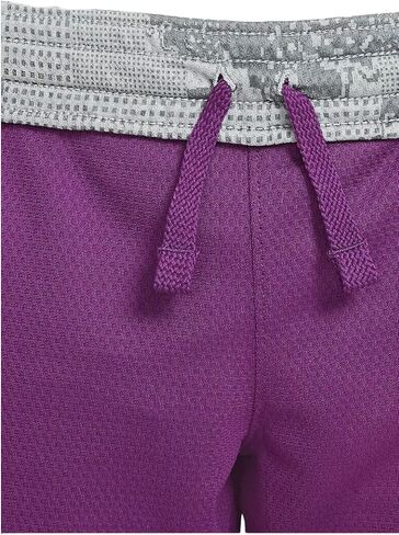 Nike Boy's (Big Kids) Elite Basketball Shorts (Viotech/Light Smoke Grey, 14-16 Years (Large)) in Saudi Arabia