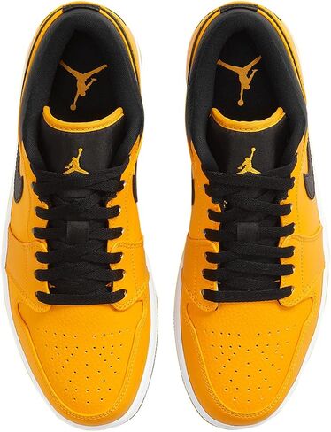 Jordan Mens Air Jordan 1 Low 553558 700 University Gold/Black - Size 9 in Saudi Arabia