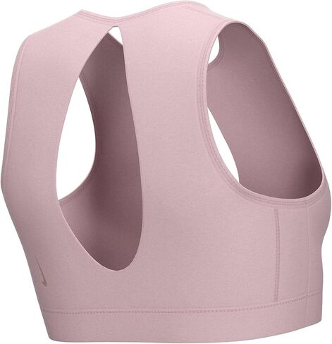 Nike Women's Dri-FIT Swoosh High-Neck Keyhole Medium-Support Sports Bra in Saudi Arabia