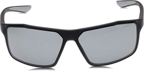 نظارة نايكي ويندوستورم بي CW4671 الشمسية مستطيلة الأداء - أسود / فضي/رمادي قطبي in Kuwait