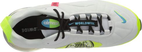 Nike Men's Race Running Shoe, White Black Blue Fury Volt in Saudi Arabia