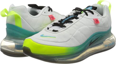 Nike Men's Race Running Shoe, White Black Blue Fury Volt in Saudi Arabia