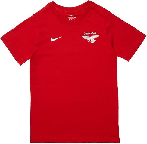 تيشيرت رياضي للأولاد من Nike Toyko Olympics 2020 Eagle (للأطفال الصغار/الأطفال الكبار) باللون الأحمر الجامعي (10-12 طفل كبير) in Kuwait