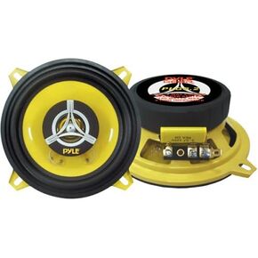 Pyle Car Two Way Speaker System - Pro 3.5 Inch 120 Watt 4 Ohm Mid Tweeter Component Audio Sound Speakers For Car Stereo w/ 20 Oz Magnet Structure, 1.65" Mount Depth Fits Standard OEM - Pyle PLG3.2