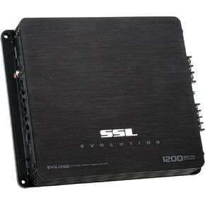 Sound Storm Laboratories EV200.2 Evolution 200 Watt, 2 Channel, 2 to 8 Ohm Stable Class A/B, Full Range, Car Amplifier, Black