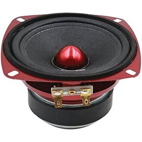 DS18 PRO-X10MBASS Loudspeaker - 10", Midbass, Red Steel Basket, 800W Max, 400W RMS, 8 Ohms - Premium Quality Audio Door Speakers for Car or Truck Stereo Sound System (1 Speaker),Classic in Saudi Arabia