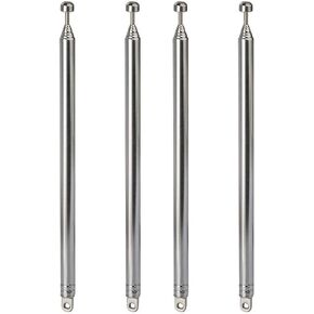 Bingfu 7 Sections Telescopic 74cm AM FM Antenna Portable Radio Antenna Replacement (2-Pack) Compatible with Indoor Portable Radio Home Stereo Receiver AV Audio Video Home Theater Receiver TV Tuner in Saudi Arabia