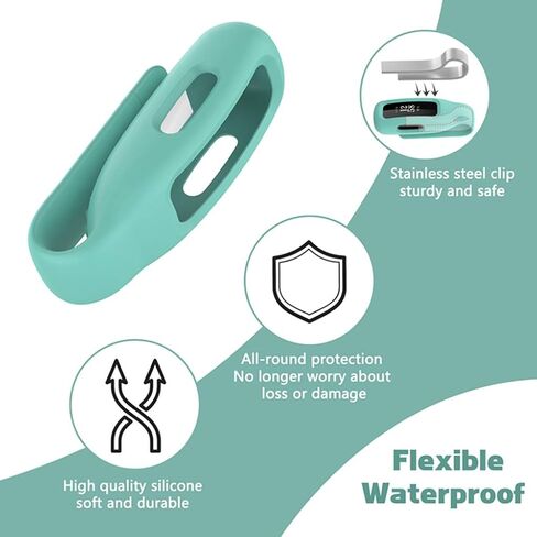 EverAct Clip Compatible with Fitbit Inspire 2 - Silicone Holder case (10 Pack) in Kuwait