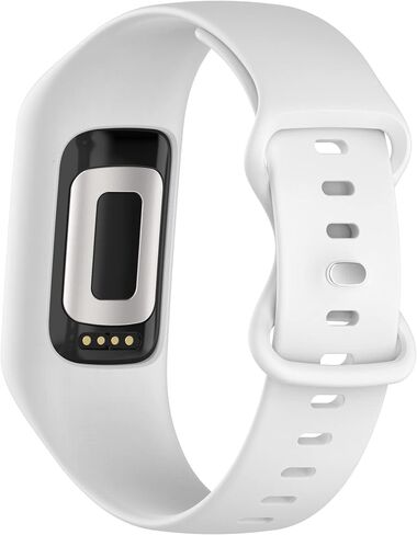 Silicone Sport Band Compatible with Fitbit Charge 6/Charge 5 Band with Case for Soft Silicone Strap with Shatter-Resistant Protective for Charge 5/Charge 4/3 Advanced Fitness Tracker in Saudi Arabia
