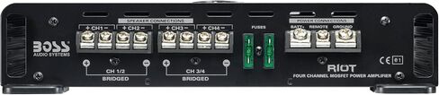 BOSS Audio Systems R3002 Car Audio Amplifie, 600 Watts, 2 Channel, 2/8 Ohm in Kuwait