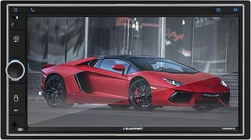 Blaupunkt CAMDEM18 Camden 18 6.9-in. Double-DIN Digital Media Receiver with Bluetooth and Mirror Link, Black in Saudi Arabia